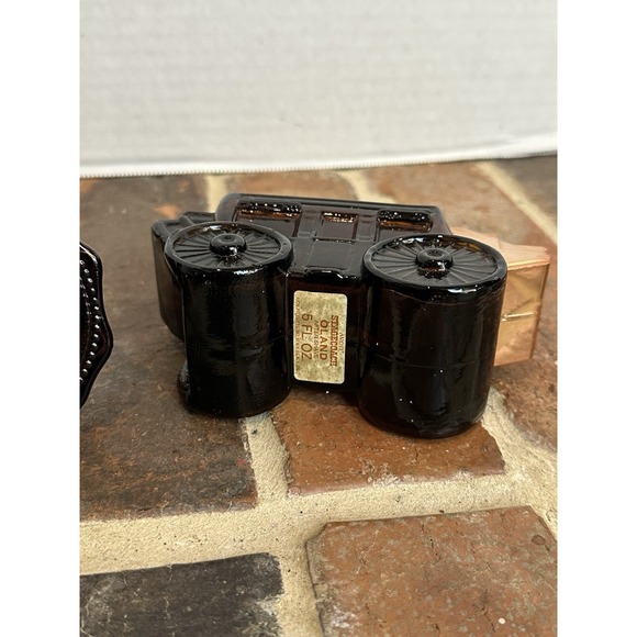 Lot Of 3 Vtg Avon Aftershave Bottles 70s Brown Glass Totem Teepee Stage Coach - Picture 7 of 8